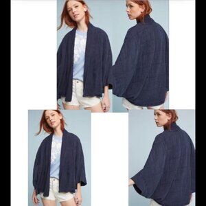 Anthropologie Saturday Sunday Quilted Kimono Navy